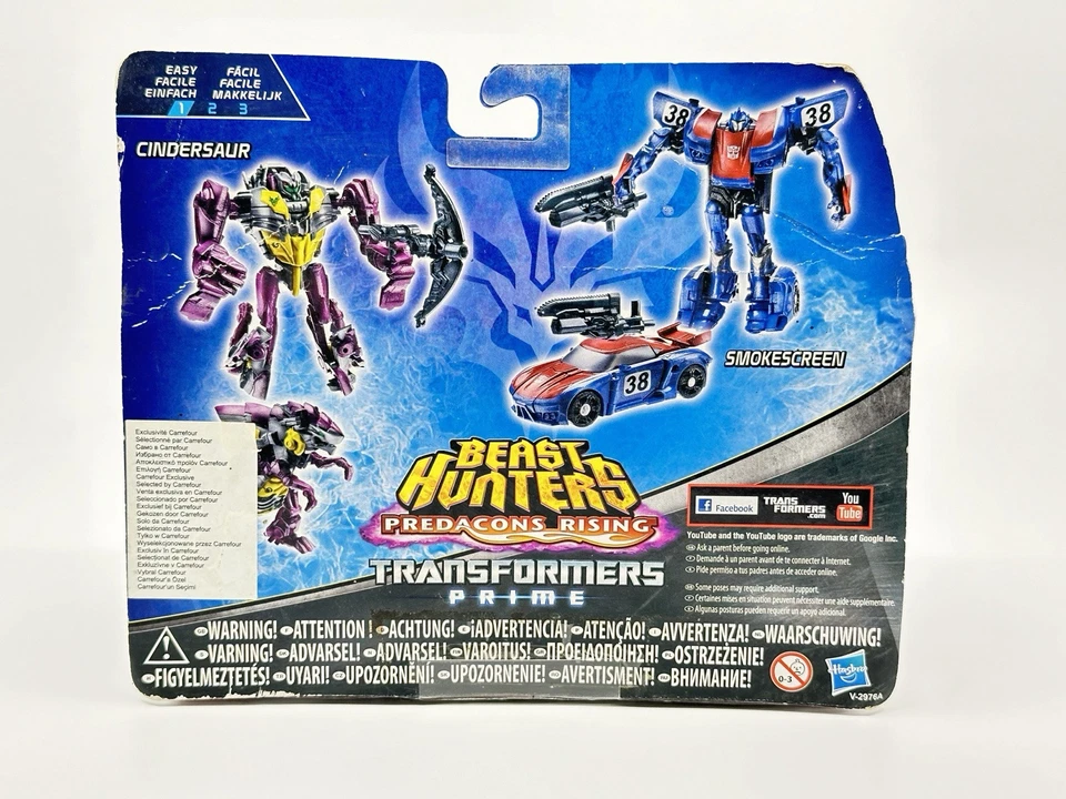 Cindersaur / Smokescreen (Cyberverse Legion 2-pack) Transformers Prime - Imagen 4 de 4
