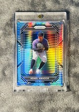 Adael Amador SSP 2023 Prizm Baseball Silver Pulsar Prizm SSP Rookie Parallel