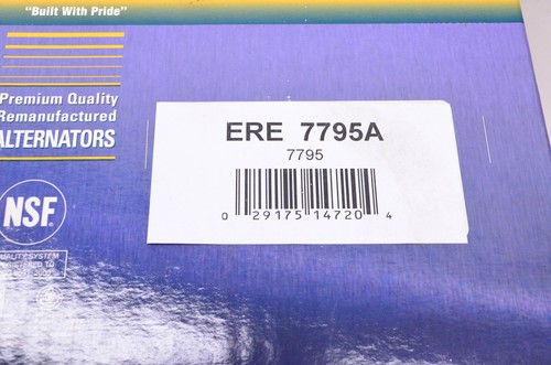 BBB Industries 7795, ERE7795A Remanufactured Alternator NOS - Picture 3 of 3