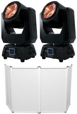2 Chauvet DJ Intimidator Beam Q60 60w RGBW LED Moving Head Lights Facade