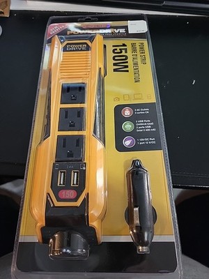 PowerDrive 150-Watt Power Strip w/ 3 AC & 2 USB Ports PD-150 for vehicle