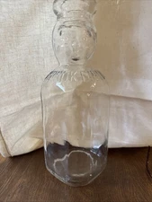 Vintage Brookfield Dairy Baby Face Head Top Quart Milk Bottle Hellertown PA