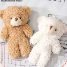 13CM Blush Bear Plush Toy Keychain Teddy Pendant