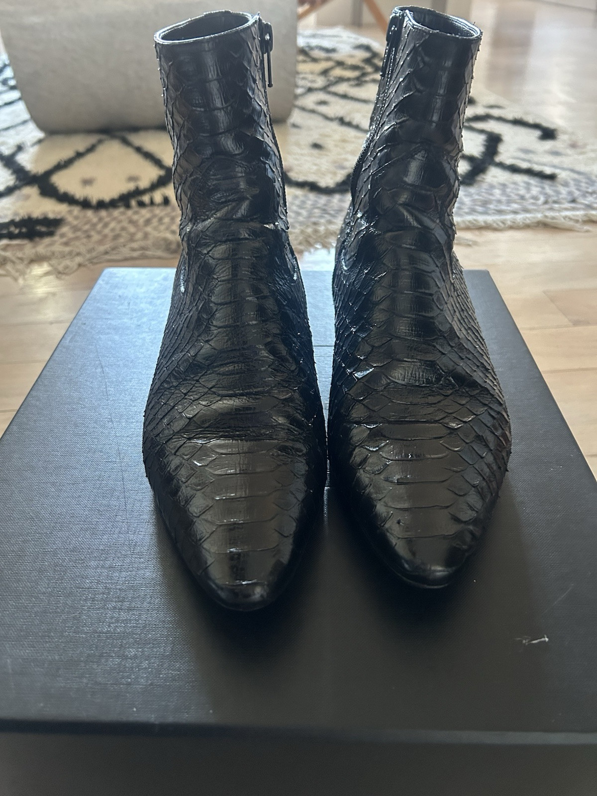 Saint Laurent Devon Python Boot black 40 - image 2