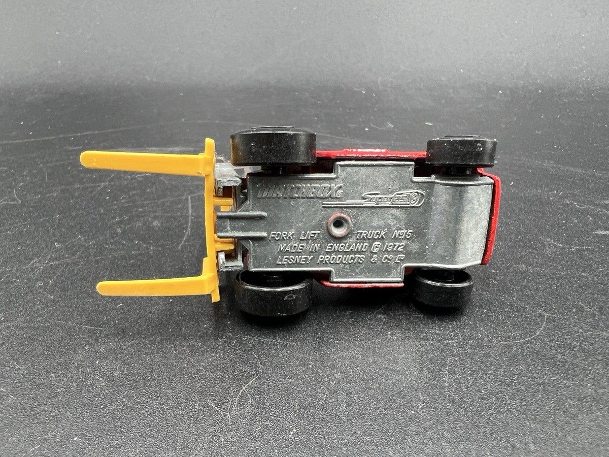 Matchbox Fork Lift Red No 15 Superfast Lesney England Great Loose