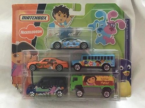 MATCHBOX (L1579) US ISSUE NICKELODEON 5 PACK GIFT SET - NICK jr BUS ETC