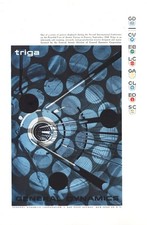 1958 General Dynamics: Triga Vintage Print Ad