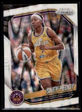2025 Prizm WNBA White Seismic Prizms SHEY PEDDY #136 Los Angeles Sparks