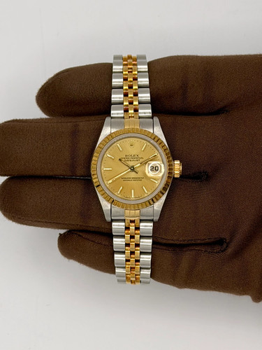 1995 Rolex Lady-Datejust 26mm Stainless Steel/Yellow Gold 69173