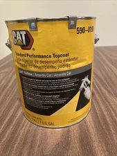 Genuine Cat Yellow Topcoat 1 Gallon 590-0198 Unopened-Use ONLY genuine CAT PAINT