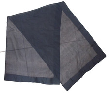 Ladies Black Sheer Rectangle Scarf Wrap