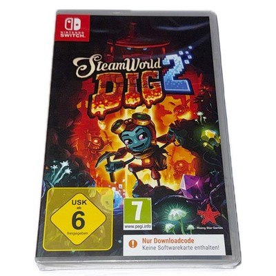 Neu: Steamworld Dig 2 Nintendo Switch Spiel Deutsch sealed Download Code in box