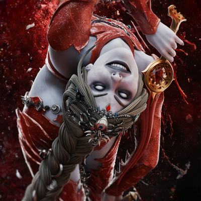 Urin das Rote Baldur's Gate 3 Resin Figur 20cm | Bulkamancer | UNBEMALT