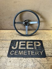 84-94 Jeep Cherokee Xj Comanche Mj Oem Steering Wheel Gray Wrangler Yj