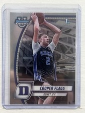 2024-25 Bowman University Chrome Cooper Flagg 1st Bowman RC #16 Duke