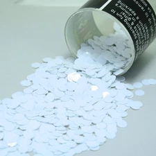 Confetti Circle 1/4" White - Retail Pack #8682 QS0