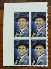 SCOTT # 4265 42c PLATE BLOCK OF 4 FRANK SINATRA MNH 2008