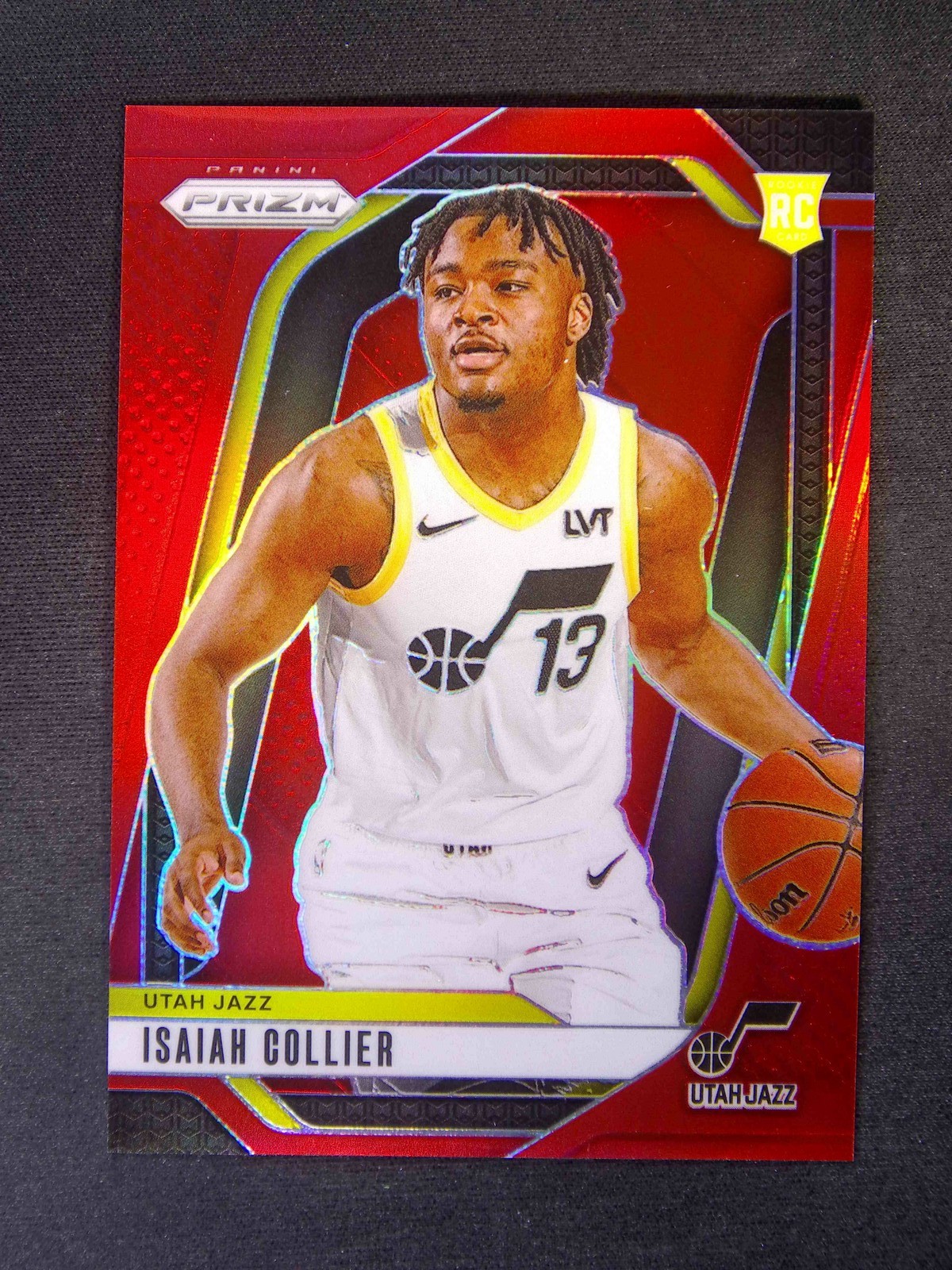 2024-25 Panini Prizm Isaiah Collier #227 RC Rookie Red /299