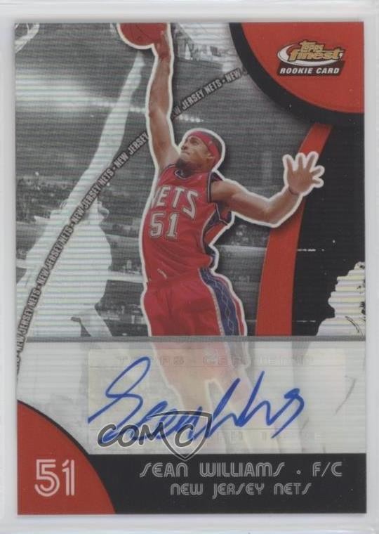2007-08 Topps Finest Refractor Auto Sean Williams #69 Rookie Auto RC px8
