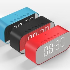 LCD Display Screen USB Digital LED Clock Snooze  Mirror  Double Mode   Clocks