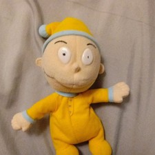 Vintage 1998 Nickelodeon Rugrats Tommy Pickles Plush Dolll Mattel bedtime
