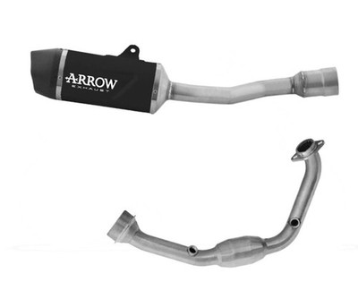 Racing Komplett Auspuff Arrow Indy Race EVO AKN KTM 125 DUKE 2024
