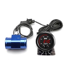 Zhsymx Universal 52mm Water Temperature Gauge With Joint Pipe 38mm Blue Red