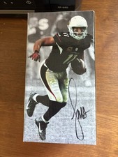 2017 Arizona Cardinals Larry Fitzgerald Coyotes Bobblehead & Autographed box