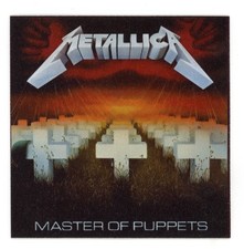 Metallica Master of Puppets Patch Iron-On Sew-On Heavy Metal Rock Band Applique