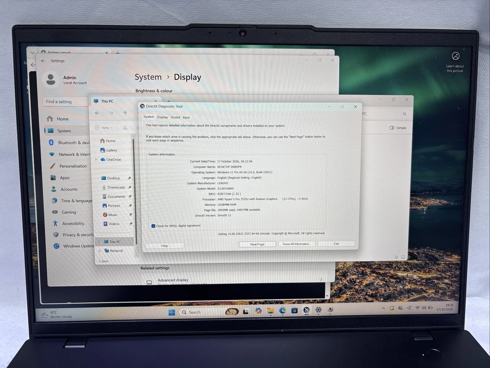 Lenovo ThinkPad L16 G1 · Ryzen 5 PRO 7535U · 16GB · 512GB, photo 2 of 5