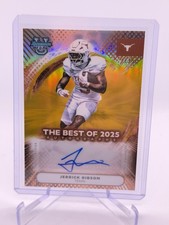 2025 Bowman Best University Jerrick Gibson The Best of Auto Gold Refractor /50