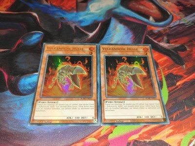 Yu-Gi-Oh! 2x Vulkanische Hülle Ultra Rare Blmr 1.Auflage De Nm Deutsch  