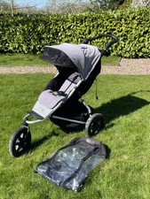 Mountain Buggy Urban Jungle Pushchair – All Terrain 3 Wheel Pram + Rain Cover
