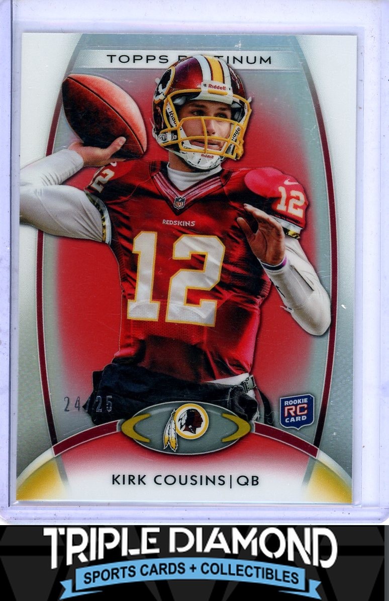 Kirk Cousins Topps Platinum #104 Red Refractor