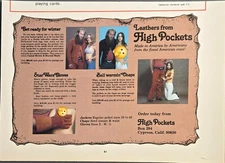1978 VTG RARE PRINT AD - HIGH POCKETS LEATHERS AD - BALL WARMIN' CHAPS SEXY AD