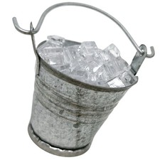 Miniature Ice Container Tiny Model Bucket for Freezer Small with Lid