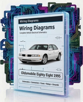 1994 Oldsmobile Eighty Eight Color Electrical Wiring Diagrams PDF on USB
