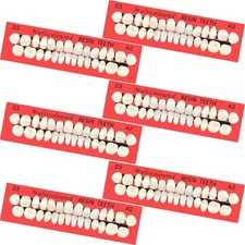 BBTO 6 Sets Acrylic Resin Fake Teeth artificial teeth Denture Replacement...