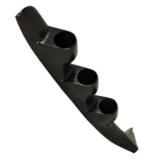 GlowShift Black Triple Gauge 52mm Pillar Pod for 1994-2002 GMC Sonoma Truck