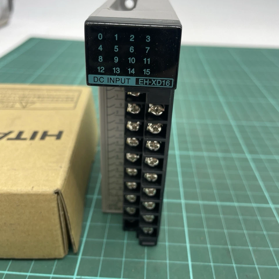 EH-XD16 Hitachi PLC 16 point Input Card Sink Source 24v DC 1696-0131 16L28 NOS - Image 2 of 4