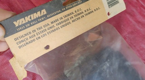 NEW 18" Yakima Roof Rack Round Cross Bar Pads Bumpers Surfboards Kayaks #4008 - Bild 4 von 6
