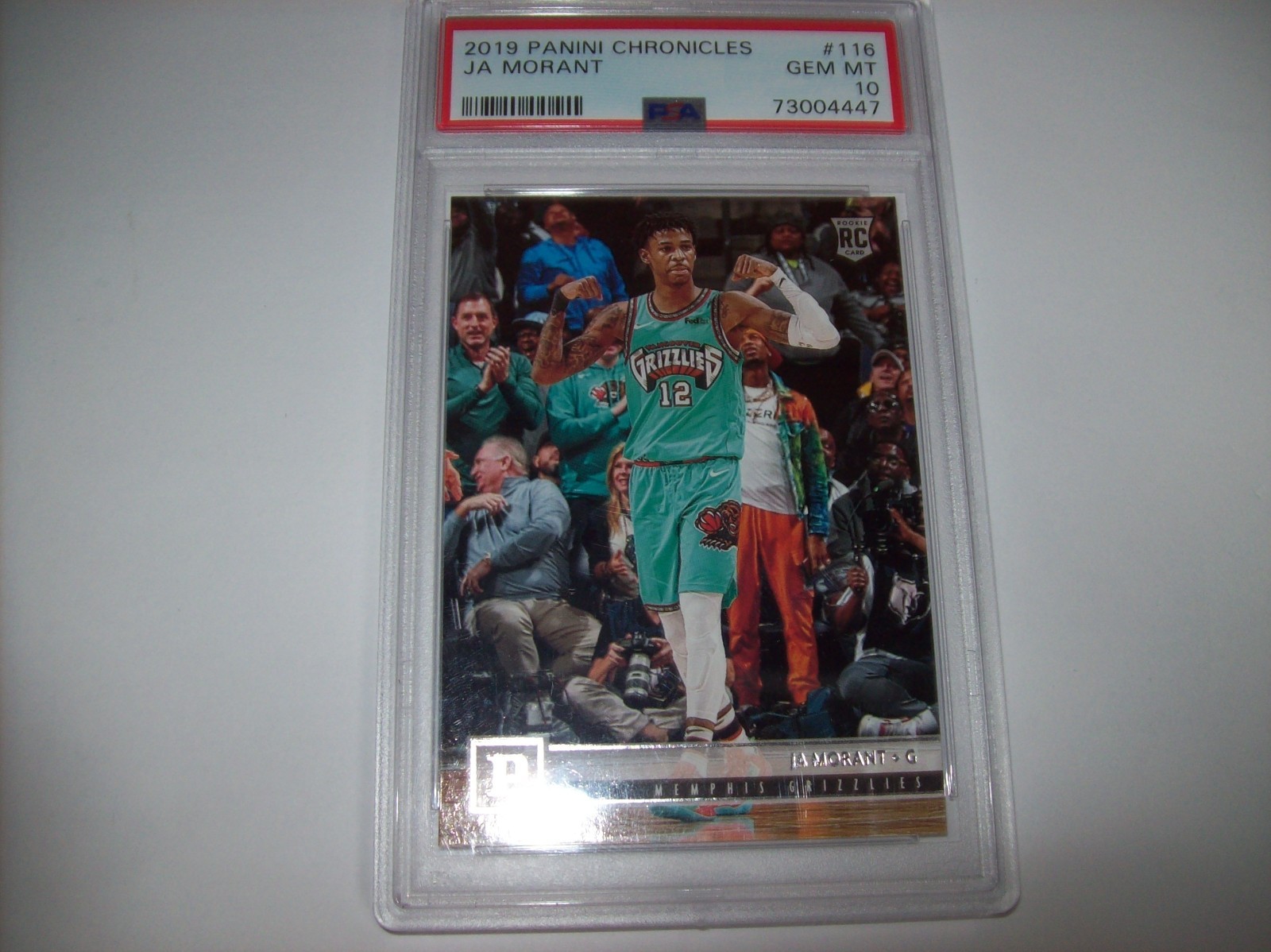 2019 Panini Chronicles Ja Morant Rookie#116 Grizzlies PSA 10 Free Ship & Tracked