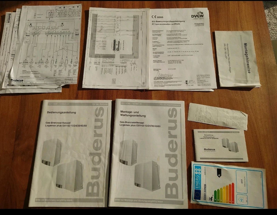 Buderus Logamax Plus GB 142-24 G20 Brennwertgerät Erdgas 24kW - Bild 2 von 4