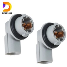 2pcs Grey Side Marker Light Lamp Bulb Holder For 2017-2020 Honda Civic