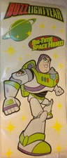 Buzz Lightyear Space Hero Big Wall Stickers Wallies New Wallie Toy Story