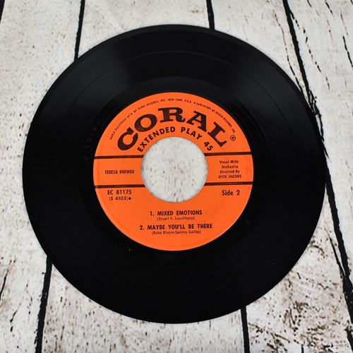 Teresa Brewer – When Your Lover Has Gone, 7" Vinyl/45 RPM, Coral, EP - Picture 3 of 4