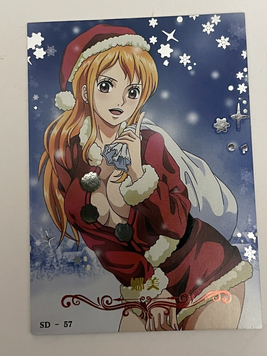Nami One Piece SD-57 Christmas Carnival Goddess Story Anime Card