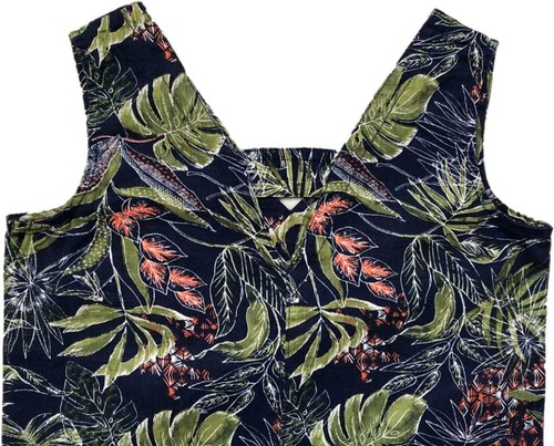 NEXT Womens Summer Shift Dress Tropical Floral Linen Blend CRAZY CLEARANCE £5! - Picture 3 of 6