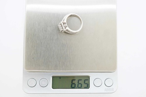1.45ct Diamond Engagement Ring G-H SI2 10k White Gold Size 6.75 - Picture 7 of 7