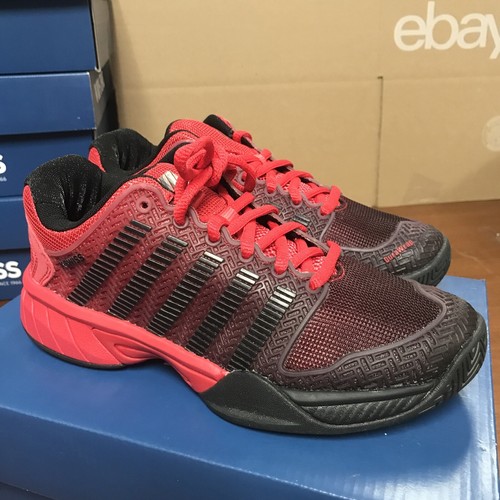 Kswiss HyperCourt Express Schuh Yth Größe 4,5 Varsity Low 83377-918 Lutscher/schwarz